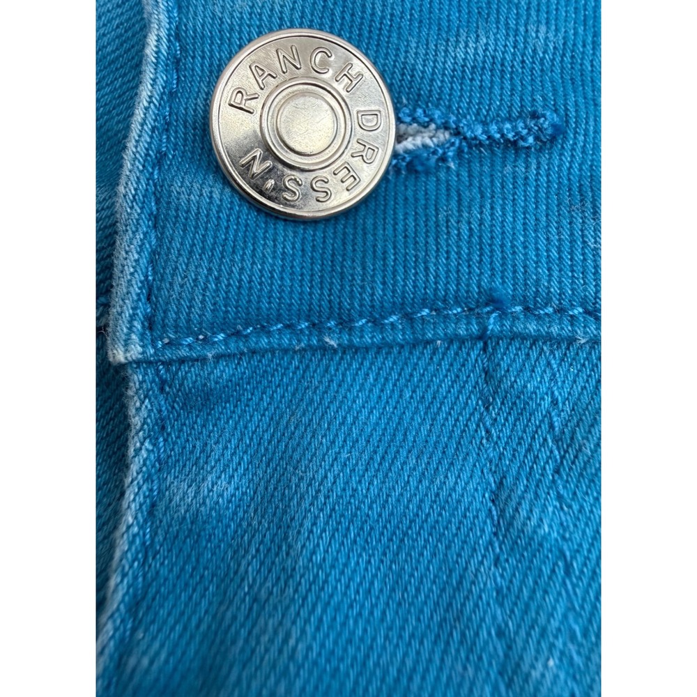 Ranch Dressn Serape Bell Bottom Jeans Western Flare Pants 6 - Picture 5 of 5
